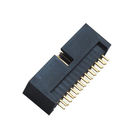 συνδετήρας επιγραφών κιβωτίων πινάκων PCB ενθέτων 2.54mm ο ευθύς αντιστέκεται την τάση 500V AC/DC