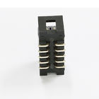 PA9T μαύρη χρυσή λάμψη ROHS 94V-0 συνδετήρων 10P SMT επιγραφών κιβωτίων