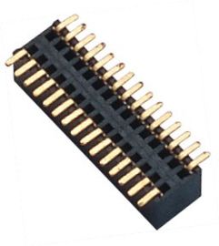 χρυσή λάμψη συνδετήρων επιγραφών 0.8mm 2*15P SMT WCON θηλυκή για την ηλεκτρονική