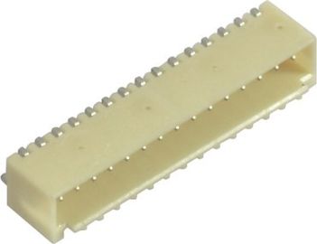 τυπωμένοι συνδετήρες 02~20P 90° SMT πινάκων κυκλωμάτων γκοφρετών 1,5 χιλ. αρσενικό