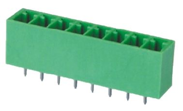 8P 3.5mm καλυμμένο SN αρσενικό συνδετήρων φραγμών ΕΜΒΎΘΙΣΗΣ PA66 ηλεκτρικό Pluggable