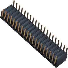 Χαλκός 1.27mm διπλό δευτερεύον ένθετο 90°DIP H=3.45 ROHS φωσφόρων επιγραφών 2x20 θηλυκό