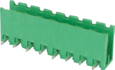 8 ηλεκτρικός ανοικτός τύπος 5.08mm συνδετήρων τελικών φραγμών PCB Π PA66
