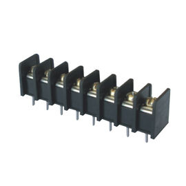 7.62mm μαύρος καλυμμένος Sn 25%GF UL94V-0 τελικών φραγμών ενιαίος ορείχαλκος σειρών PA66
