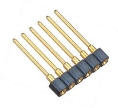 WCON 2,54 χιλ. γύρω από το μήκος 8.3mm υπόλοιπου κόσμου 180°DIP H=3.0 ΜΑΔ τραγουδιστών επιγραφών καρφιτσών μαύρο ROHS