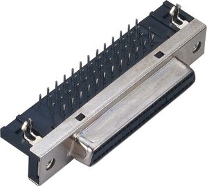 scsi 50 συνδετήρας καρφιτσών 100 διαστήματος 1.27mm υλικό μονωτών συνδετήρων scsi καρφιτσών: μαύρος