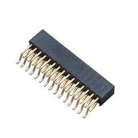 Θηλυκός συνδετήρας 2.0mm επιγραφών ΕΜΒΎΘΙΣΗ 90° SMT 2*15P, Au συνδετήρων μπαταριών άνω του Νι