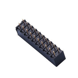 2.54 θηλυκός συνδετήρας επιγραφών πισσών H=6.8mm 180 βαθμοί κατ' ευθείαν για την ηλεκτρονική