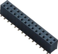 χαλκός 3.0AMP φωσφόρων ορείχαλκου συνδετήρων PA9T επιγραφών 2.54mm θηλυκός