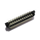 αρσενικός συνδετήρας δ-τύπων scsi 1.27mm που ζευγαρώνει με 6311 το χαλκό φωσφόρων συνδετήρων scsi 50 καρφιτσών