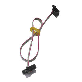 Επιγραφή συρτών WCON 2.54mm IDC 6P με το SR PBT μαύρο Sel.1U &quot; Au/Ni ROHS