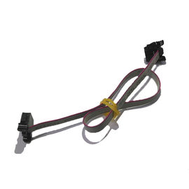 Επιγραφή συρτών WCON 2.54mm IDC 6P με το SR PBT μαύρο Sel.1U &quot; Au/Ni ROHS
