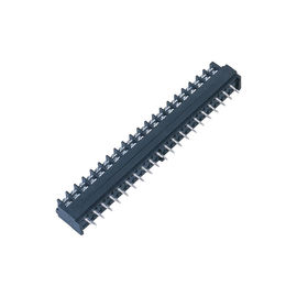 Τελικός φραγμός 2*6P H=28.0 W=17.5 εμποδίων λάμψης PBT χρυσός χωρίς κλειδαριά 7.62*7.8mm