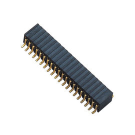 Χαλκός 1.27mm διπλό δευτερεύον ένθετο 90°DIP H=3.45 ROHS φωσφόρων επιγραφών 2x20 θηλυκό