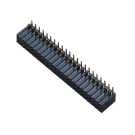Χαλκός 1.27mm διπλό δευτερεύον ένθετο 90°DIP H=3.45 ROHS φωσφόρων επιγραφών 2x20 θηλυκό