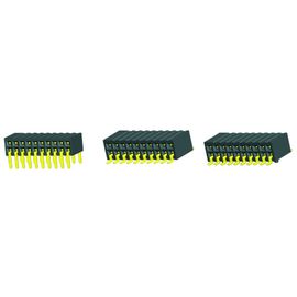 Χαλκός 1.27mm διπλό δευτερεύον ένθετο 90°DIP H=3.45 ROHS φωσφόρων επιγραφών 2x20 θηλυκό