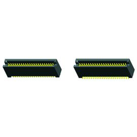 μαύρο πλαστικό 1,27 επιγραφή 50Pin SMT LCP κιβωτίων με Diff.Post υψηλής θερμοκρασίας υλικό ROHS