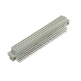 48 ευθεία ΕΜΒΥΘΙΣΗ PBT DIN 41612 καρφιτσών γκρίζος 2.54mm Ευρώπη συνδετήρας τύπων συνδετήρων PBT