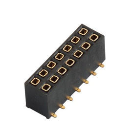 2.0Pitch θηλυκός συνδετήρας 02~40P PA9T/PBT επιγραφών/ορείχαλκος ή φωσφόρος