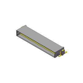 Μαύρο Sn τύπων LCP σωστής γωνίας SMT WCON άνω του Νι 1.27mm αρσενικός πίνακας για να επιβιβαστεί σε SDC