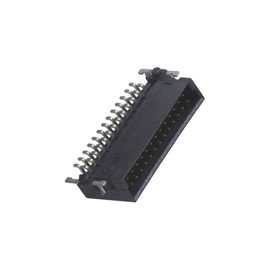 Μαύρο Sn τύπων LCP σωστής γωνίας SMT WCON άνω του Νι 1.27mm αρσενικός πίνακας για να επιβιβαστεί σε SDC