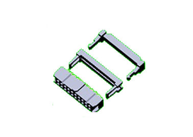 συνδετήρας υποδοχών υπόλοιπου κόσμου IDC 2.54mm διπλός με το SR ένα δευτερεύων ορείχαλκος Sel Au/Sn 06~64P επαφών
