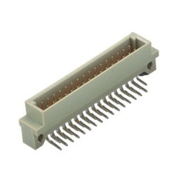 2.54mm DIN 41612 πιάτο στο πιάτο σύνδεση υποδοχών συνδετήρων PBT UL94V-0 ευρωπαϊκή