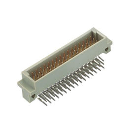 2.54mm DIN 41612 πιάτο στο πιάτο σύνδεση υποδοχών συνδετήρων PBT UL94V-0 ευρωπαϊκή