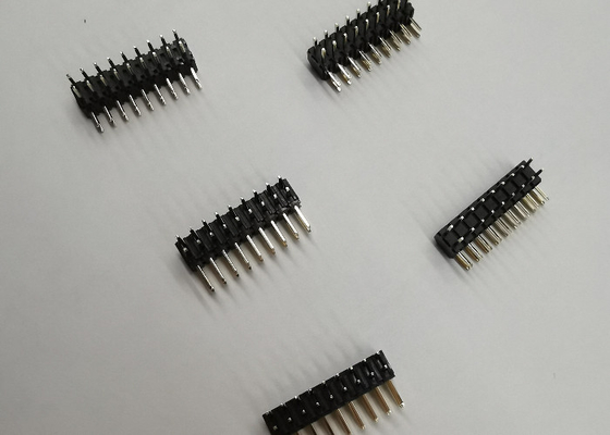 PDA 3 σωστή γωνία επιγραφών καρφιτσών, PA9T 2Mm διπλή σειρά συνδετήρων επιγραφών