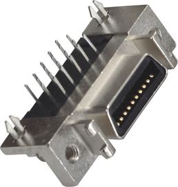 θηλυκός συνδετήρας 50 CEN-τύπων 1.27mm SCSI ζευγάρωμα συνδετήρων scsi καρφιτσών με 6320M